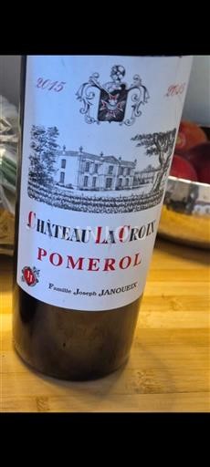 Bordeaux Pomerol Château La Croix 2015