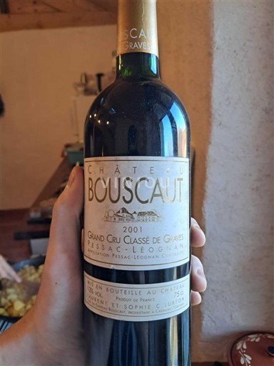Bordeaux Pessac-Léognan Grand Cru Château Bouscaut 2001