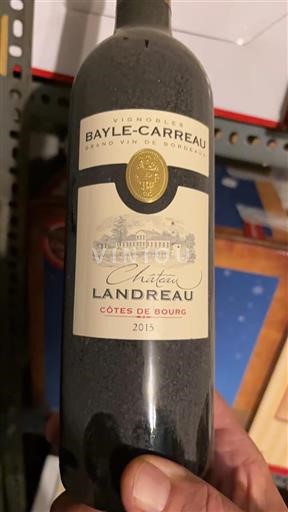 Bordeaux Côtes-de-bourg Château Landreau 2015