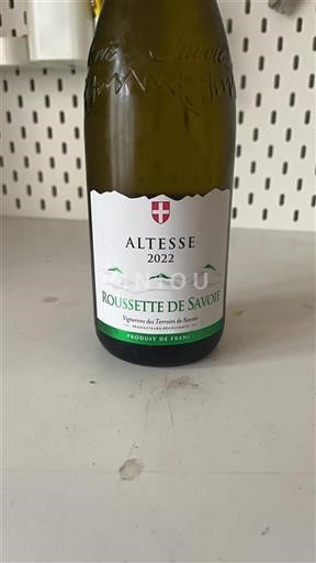 Savoie and Bugey Roussette de Savoie Altesse 2022