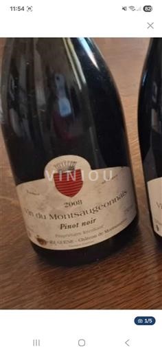 Bourgogne Ikke specificeret Château Montsaugeon 2008