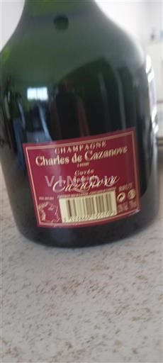 Champanhe Charles de Cazanove Spéciale Cazanova Não Sazonado