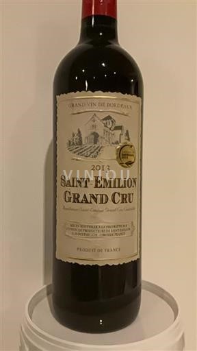 Burdeos Saint-Émilion Gran Cru Union de Producteurs de Saint-Emilion 2013