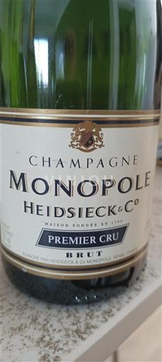 Champaña Champán Premier Cru Heidsieck & Co Monopole Sin añada