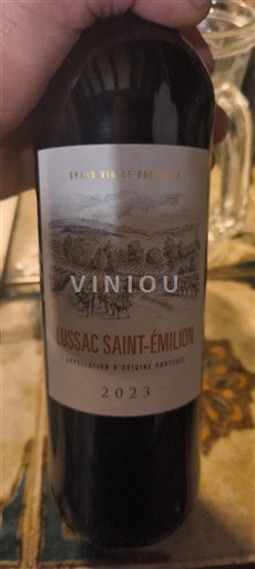 Bordeaux Lussac-saint-émilion Grand vin de Bordeaux 2023