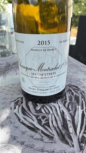 Bourgogne Chassagne-Montrachet Premier Cru Marc Colin et Fils Les Caillerets 2015