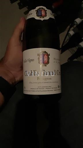 Borgonha Chablis Grand Cru Domaine Guy Robin Vaillon 2019