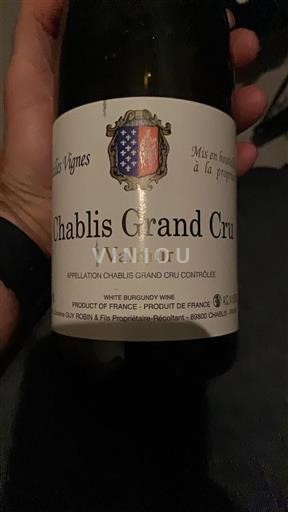 Burgundi Chablis Grand Cru Domaine Guy Robin & Fils Valmur 2018