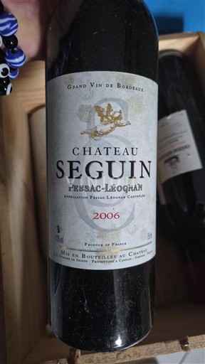 Bordeaux Pessac-Léognan Château Seguin 2006