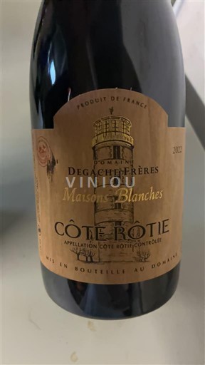 Vale do Ródano Côte-rôtie Domaine Degache Frères Maison Blanches 2022