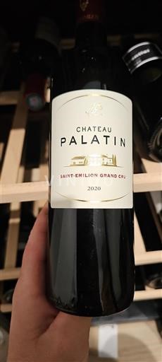 Burdeos Saint-Émilion Grand Cru Château Palatin 2020