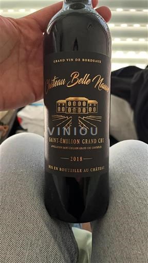 Bordeaux Saint-Émilion Grand Cru Château Belle Nauve 2018