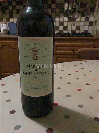 Burdeos Saint-Estèphe Marquis de Saint-Estèphe 2011