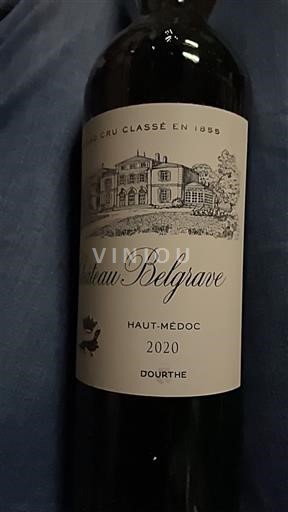 Bordeaux Haut-Médoc Grand Cru Château Belgrave 2020