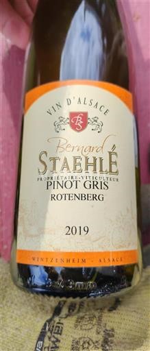 Alsace Grand Cru Bernard Stoehlé Rotenberg 2019