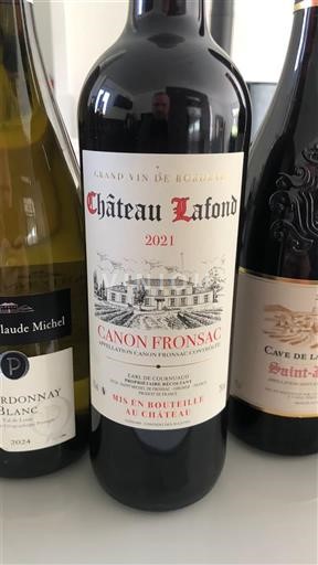 Bordeaux Canon-Fronsac Ch&#226;teau Lafond 2021