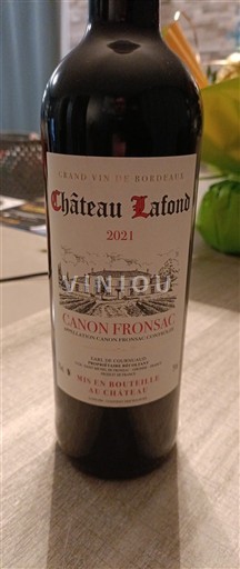Bordeaux Canon-Fronsac Château Lafond 2021