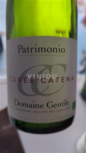 Corse Patrimonio Domaine Gentile Catena 2024