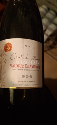 Loirevallei Saumur-champigny Charles de Villeneuve 2019