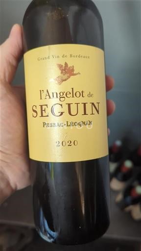 Bordeaux Pessac-Léognan Château Seguin L'Angelot de 2020