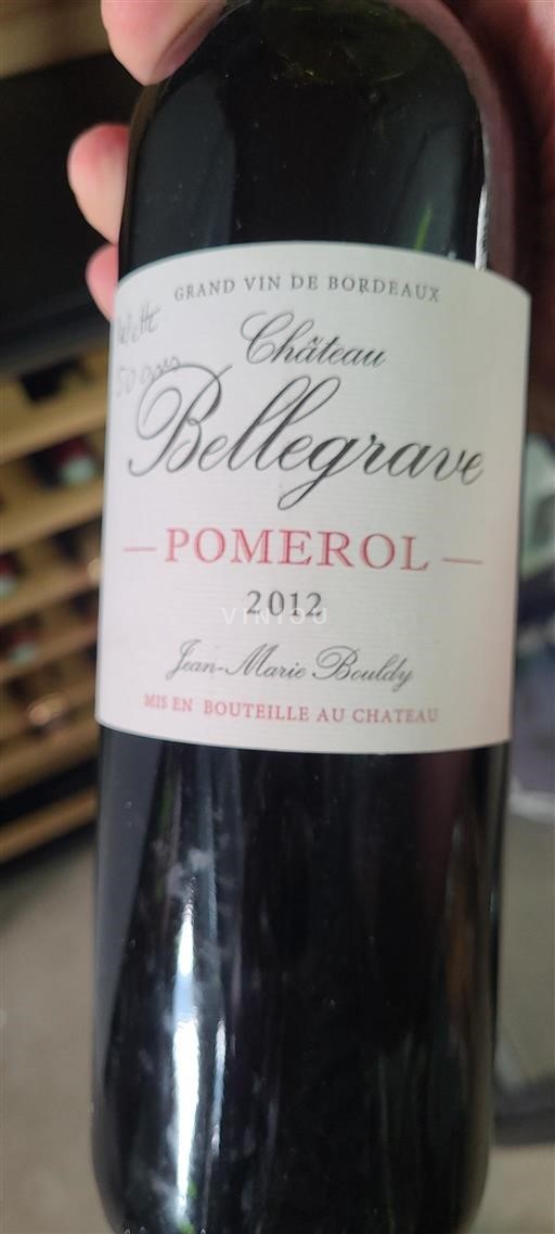 Burdeos Pomerol Château Bellegrave 2012
