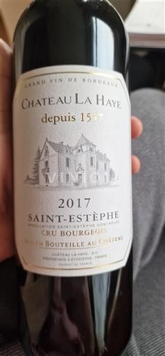 Burdeos Saint-Estèphe Cru Bourgeois Château La Haye 2017