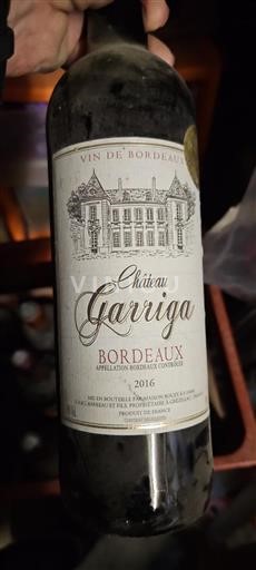 Bordeaux Château Garriga 2016