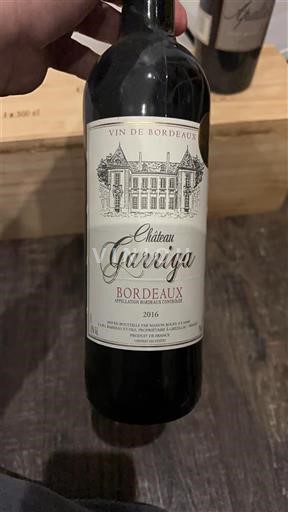 Bordeaux Château Garriga 2016