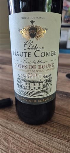 Burdeos Côtes-de-bourg Château Haute Combe Tradition 2013