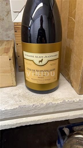 Burgundy Côte de Nuits Villages Domaine Alain Jeanniard Vieilles Vignes 2022