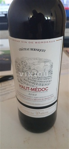 Bordeaux Haut-Médoc Château Berniquet 2022