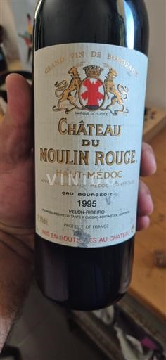 Bordeaux Haut-Médoc Cru Bourgeois Château Moulin Rouge 1995