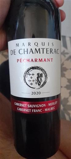 Zuidwest-Frankrijk Pécharmant Marquis de Chamterac 2020