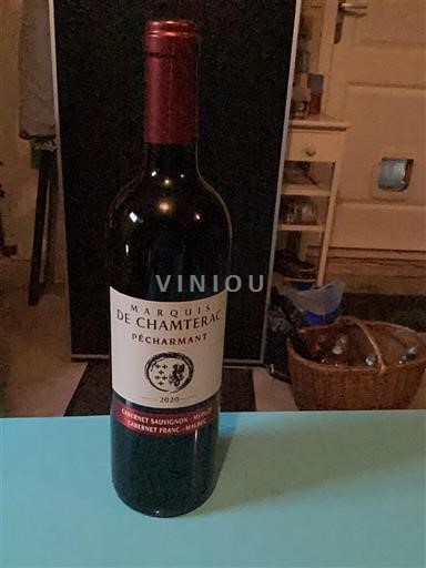 Sydvestfrankrig Pécharmant Marquis de Chamterac 2020