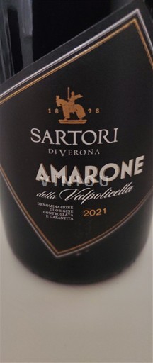 Venetia Amarone della Valpolicella Sartori di Verona 2021