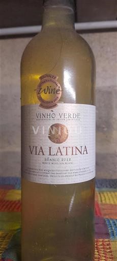 Bồ Đào Nha Rượu vang xanh Via Latina 2012