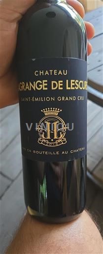 Bordeaux Saint-Émilion Grand Cru Château Lagrange de Lescure 2016