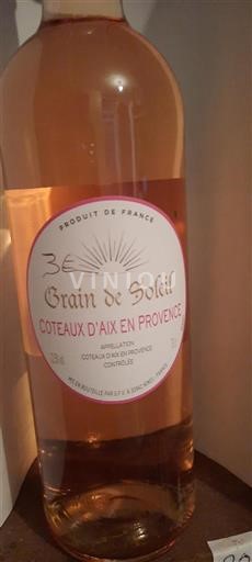 Provence Coteaux d'Aix-en-Provence Grain de Soleil Icke årgångsbetecknad