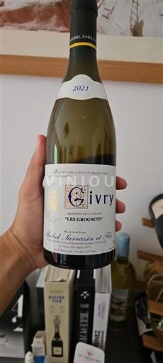 Burgundi Givry Michel Sarrazin et Fils Les Grognots 2021