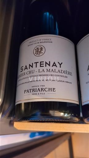 Burgund Santenay Premier Cru Patriarche Père et Fils La Maladière Ohne Jahrgang