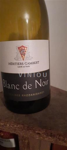 Alpen en Rhônevallei Rhodanische Heuvels Héritiers Gambert Blanc de Noir Niet-geïntegreerd