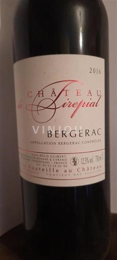 Sydväst Bergerac Château Tiregand 2016