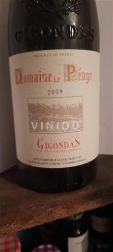 Rhône-dalen Gigondas Domaine Le Pègue 2009