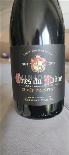 Rhônen laakso Côtes-du-rhône Clément Daniel Prestige 2024