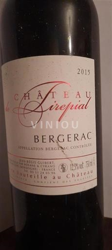 Sydväst Bergerac Château Tiregand 2015