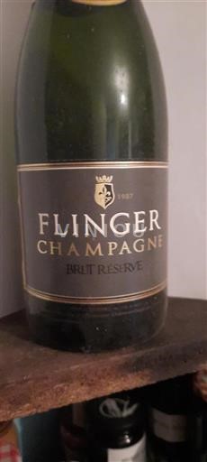 Champaña Champán Flinger Brut Réserve Sin añada