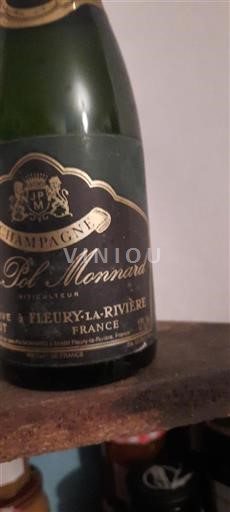 Champaña Champán Pol Monnard Sin añada