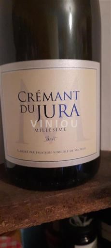 Jura Crémant du Jura Fruitière Vinicole de Voiteur Millésimé Icke årgångsbetecknad