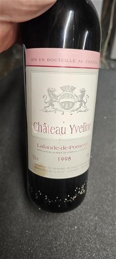 Bordeaux Lalande-de-Pomerol Château Yveline 1998