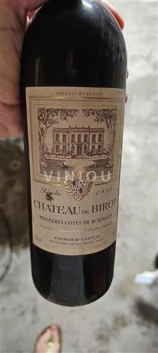 Bordeaux Premières Côtes de Bordeaux Château Birot 1998